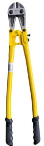 Title: 30” Heavy Duty Bolt Cutter (750mm) – Hardened Steel Blades, Industrial Strength Description: Upgrade your toolbox with this 30” (750mm) Heavy Duty Bolt Cutter, designed for power and durability. Ideal for cutting through chains, bolts, padlocks, rebar, and heavy-gauge wires, this cutter is perfect for industrial, construction, automotive, and home use. Features: • Length: 30” / 750mm – Long handle provides maximum leverage • Blade Material: Hardened and heat-treated steel for extended durability • Cutting Capacity: Cuts through soft and medium steel up to 9mm • Comfort Grip: Non-slip rubber handles for safe and comfortable use • Construction: Industrial-grade steel body ensures strength and longevity • Usage: Great for contractors, tradesmen, and DIY projects Specifications: • Total Length: 750mm (30 inches) • Weight: Approx. 3.5 – 4.5 kg • Cutting Jaw Opening: Wide capacity for multiple applications • Condition: Brand New Package Includes: • 1 × 30” Heavy Duty Bolt Cutter