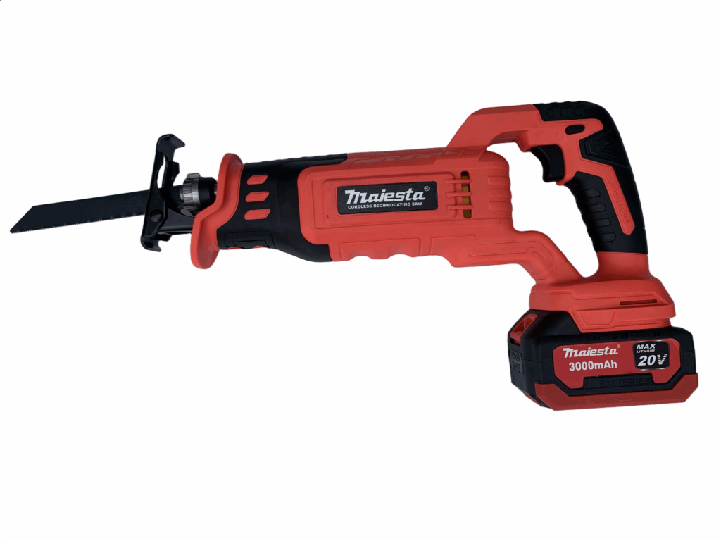 Majesta 20V Cordless Reciprocating Saw – 3000RPM, 2 Batteries Included, All-Purpose Cutting Tool