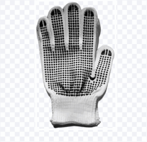 Cotton Work Gloves With PVC Dotted