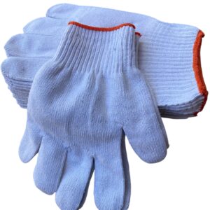 Title: Cotton Work Gloves – Comfortable, Breathable & Durable – Ideal for General Use Description: Protect your hands with these high-quality Cotton Work Gloves, designed for everyday tasks requiring light to medium protection. Made from soft and breathable cotton, they offer a comfortable fit and help reduce sweat during extended wear. Features: • ✅ Material: 100% soft cotton • ✅ Size: One size fits most (stretchable) • ✅ Breathable & Lightweight for all-day comfort • ✅ Reusable & Washable • ✅ Perfect for general handling, gardening, packaging, warehouse work, and DIY tasks Specifications: • Quantity: Choose from 1 pair, 6 pairs, or 12 pairs • Color: White or off-white • Weight: Approx. 50–60g per pair Why Choose Cotton Gloves? ✔ Gentle on the skin ✔ Great grip for dry work ✔ Ideal for sensitive or allergic skin types Shipping & Handling: • Fast dispatch within 1 business day • Australia-wide delivery • Combined shipping available