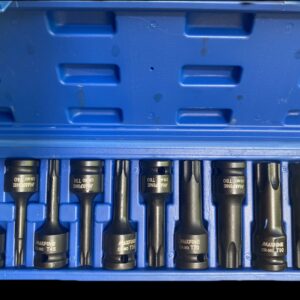 10PC 1/2 TORX IMPACT SOCKET BIT SET