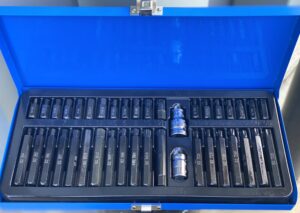 40-Piece Bit Set, Multi-Tooth Torx Hexagon Socket, Nut Socket, Tool Bit set