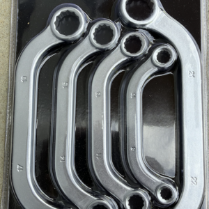 5PCS Half Moon Obstruction Ring Wrench Set (C-Type) 8–22mm