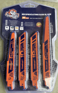 10PCS Reciprocating Saw Blades – Wood & Metal Mix