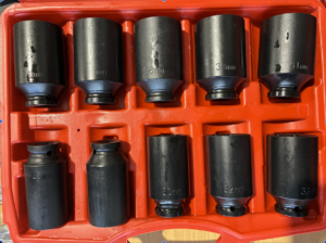 Heavy Duty 10 Pcs Impact Socket Set, designed for durability and efficiency in heavy-duty applications.