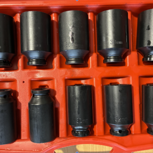 Heavy Duty 10 Pcs Impact Socket Set, designed for durability and efficiency in heavy-duty applications.