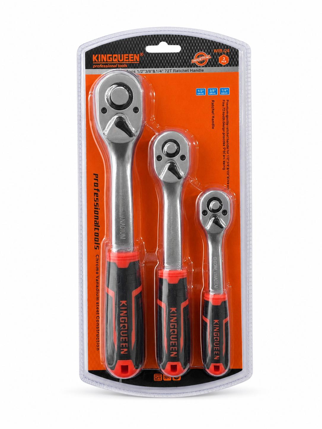 3-Piece Ratchet Handle Set