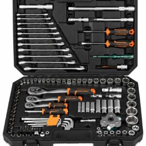 150-Piece Socket & Tool Set – 72-Tooth Ratchets