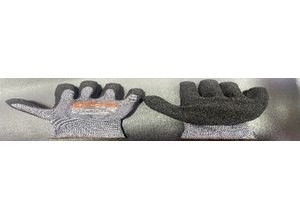 9 in Sandy Latex-Coated Work Gloves – Large