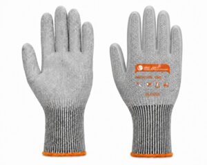 10 in Cut-Resistant Grey Work Gloves – 60 g