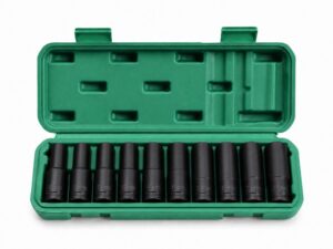10-Piece Impact Socket Set – Green Case