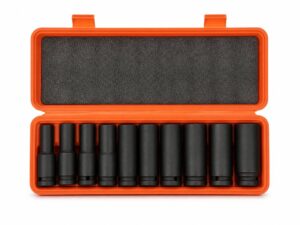 10-Piece Pneumatic Tool Set – Orange Case