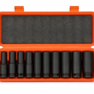 10-Piece Pneumatic Tool Set – Orange Case