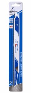 5-Piece Bi-Metal Reciprocating Saw Blade Set – 305 mm, 10/14 TPI