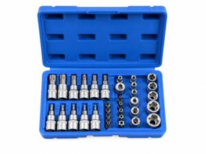 34-Piece 1/4 in and 3/8 in Socket and Bit Set