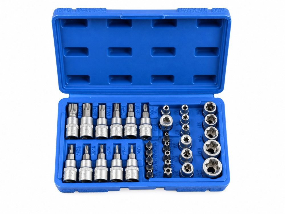 ggs0064-34-piece-1-4-in-and-3-8-in-socket-and-bit-set 34-Piece 1/4 in and 3/8 in Socket and Bit Set