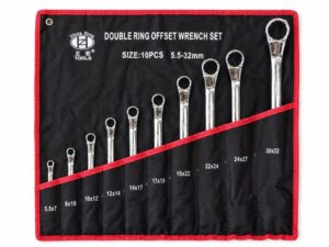 10-Piece Double-Ring Offset Spanner Set – 5.5–32 mm