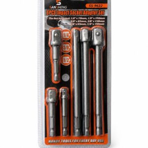 6-Piece Extra-Long Power Extension Bar Set