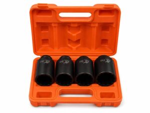 4-Piece 12-Point Impact Socket Set