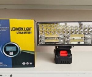 H80 Rechargeable LED Work Light – 8 in, 6000 mAh